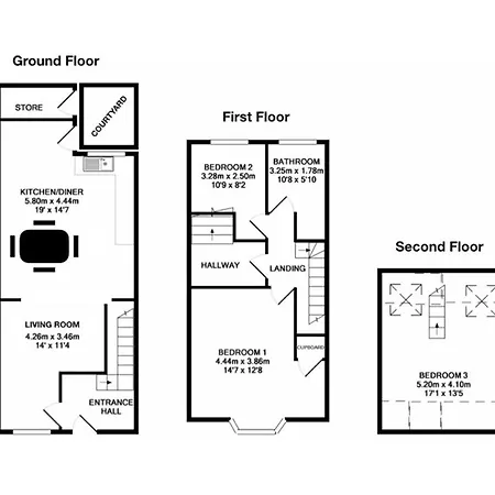 107 And 109 Nunnery Lane 펜션 *