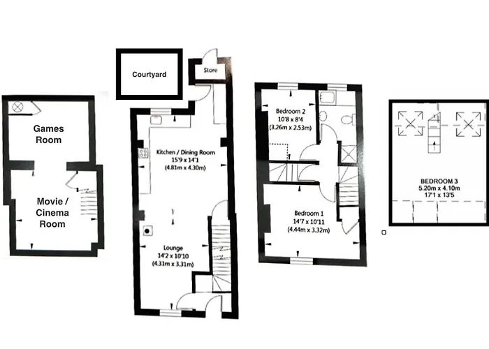 107 And 109 Nunnery Lane Dom wakacyjny *
