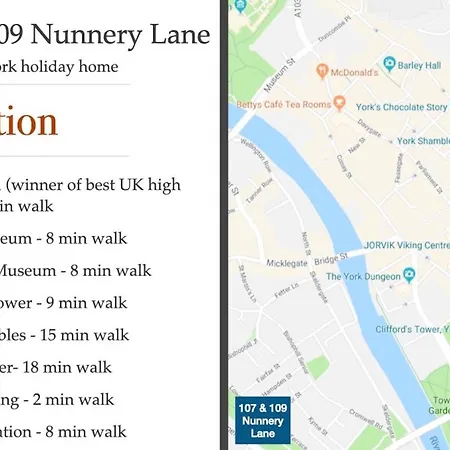 107 And 109 Nunnery Lane * York
